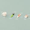 1Set 1:12 Dollhouse Miniature Soap Toothbrush Toothpaste Model Cup Home Model Decor Toy Doll House Accessories