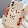 Милый силиконовый чехол-медведь для Xiaomi Redmi Note 14 13 12 11 10 9 8 7 14 Pro Plus 4G 5G, противоударный, тонкий, модный