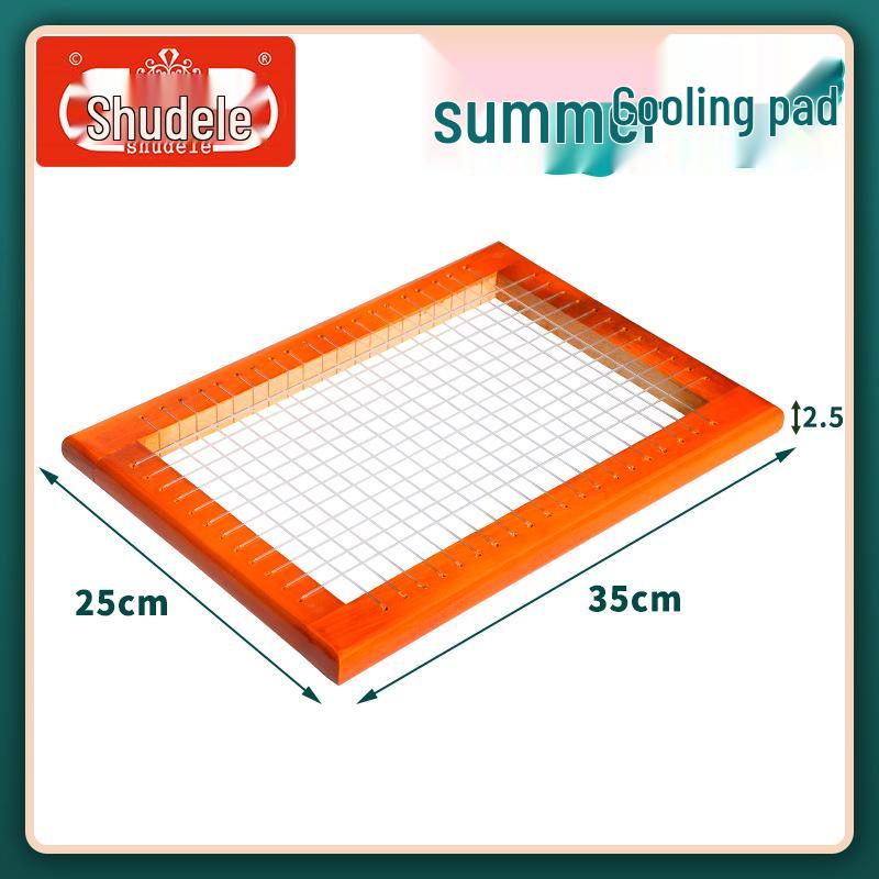 Дышащая летняя сетчатая подушка для стула с деревянным каркасом