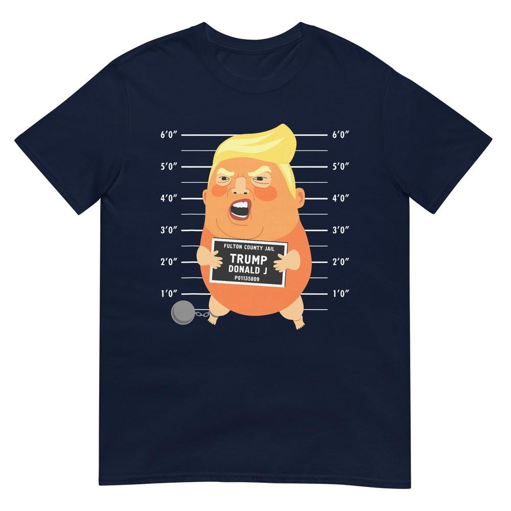 Trump Balloon Mugshot Fulton County Jail Funny AntiTrump TShirt