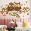 Наклейка на стену Романтическая любовь Сова Пара самоклеящиеся наклейки на стену Спальня Прихожая Гостиная Крыльцо Украшение дома Настенный декор Наклейки