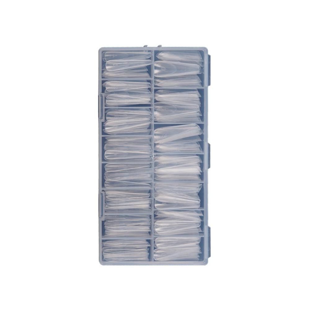 150 шт./коробка типсы для наращивания ногтей, полное покрытие, многоразовый французский маникюр, высококачественные двойные формы, форма для ногтей