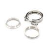 Universal Stainless Steel Car Exhaust Pipe Clamp with V-Type Buckle Flange – 304 Grade