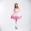 Halloween Adult Peach Princess Dress Pink Princess Dress Party Dress Up Costumes Performance Costumes