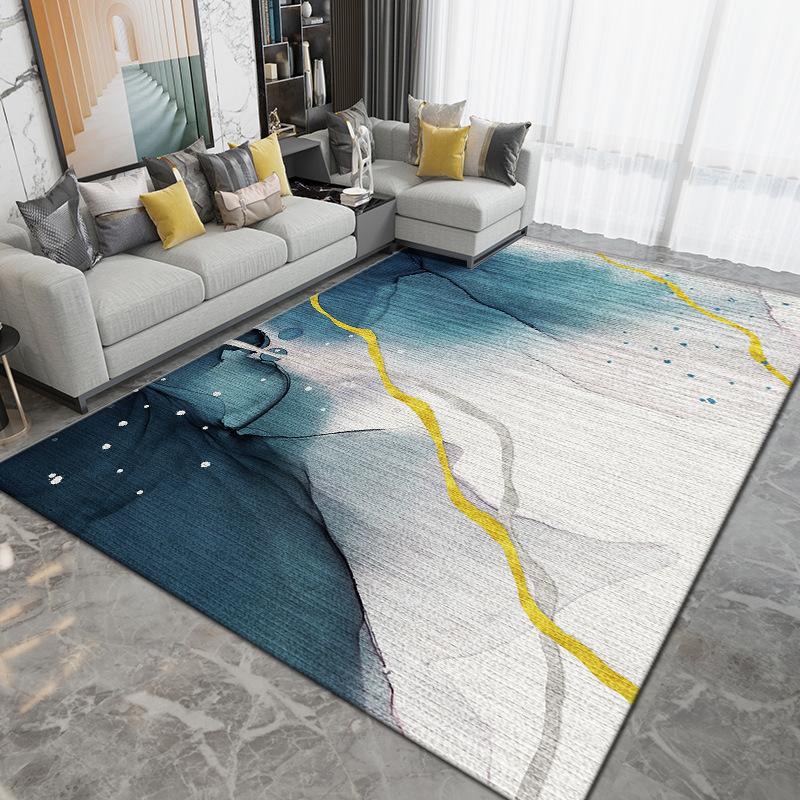 Nordic Carpet Гостиная Светлая Роскошная Коврики для Журнального Столика Спальня Большая Площадь Коврик Кухня Нескользящие Ковры