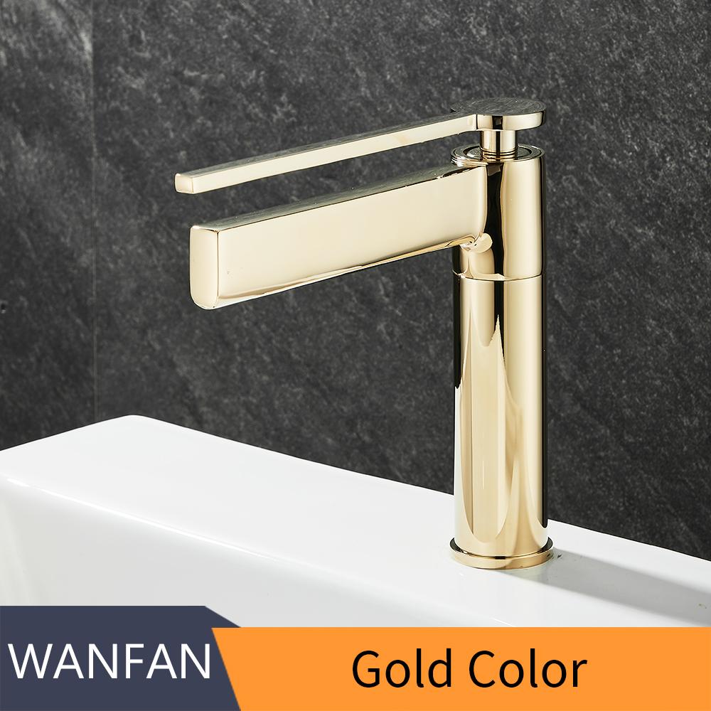 Luxury Brass Single Hole Single Handle Water Saving Plumbing Fixture Chrome Basin Mixer Tap Bathroom Sink Faucet