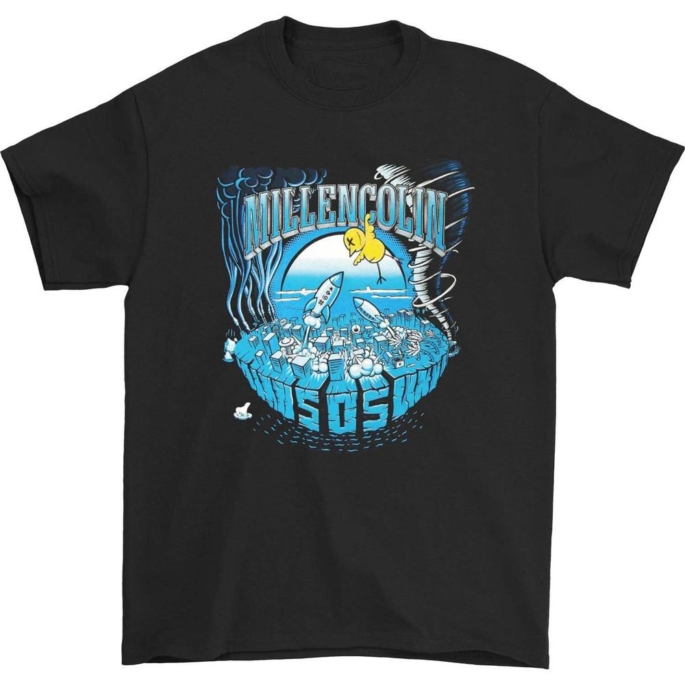 Millencolin Подарок для фанатов S-5XL Унисекс Хлопковая футболка Черная Унисекс футболка
