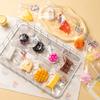 Squishy Food Toy Cute Mochi Squishy Bread Donut Cheese Squeeze Stress Relief Toy Sensory Fidget Toys Keychain Bag Pendant Gift