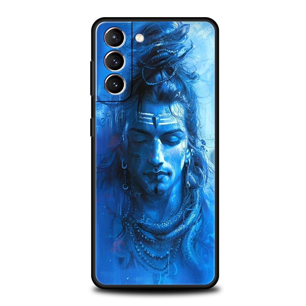 Лорд Шива Индуистский Бог Будда Индия Чехол для Телефона Для Samsung Galaxy S25 S24 S23 S22 S20 Ultra S21 FE 5G S10 Plus S10E Мягкая ТПУ Крышка
