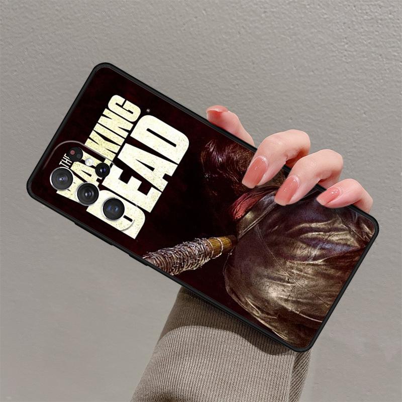 Negan Walking Dead Phone Case For Samsung Galaxy S25 S23 S30 S21 S20 FE S24 S22 Ultra Note 10 20 Plus Silicone Cover lite