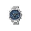 Часы Eco-Drive с радиоконтролем Стальной ремешок Eco-Drive Кварцевые Стальной браслет Мужские часы Синий циферблат CB5000-50L