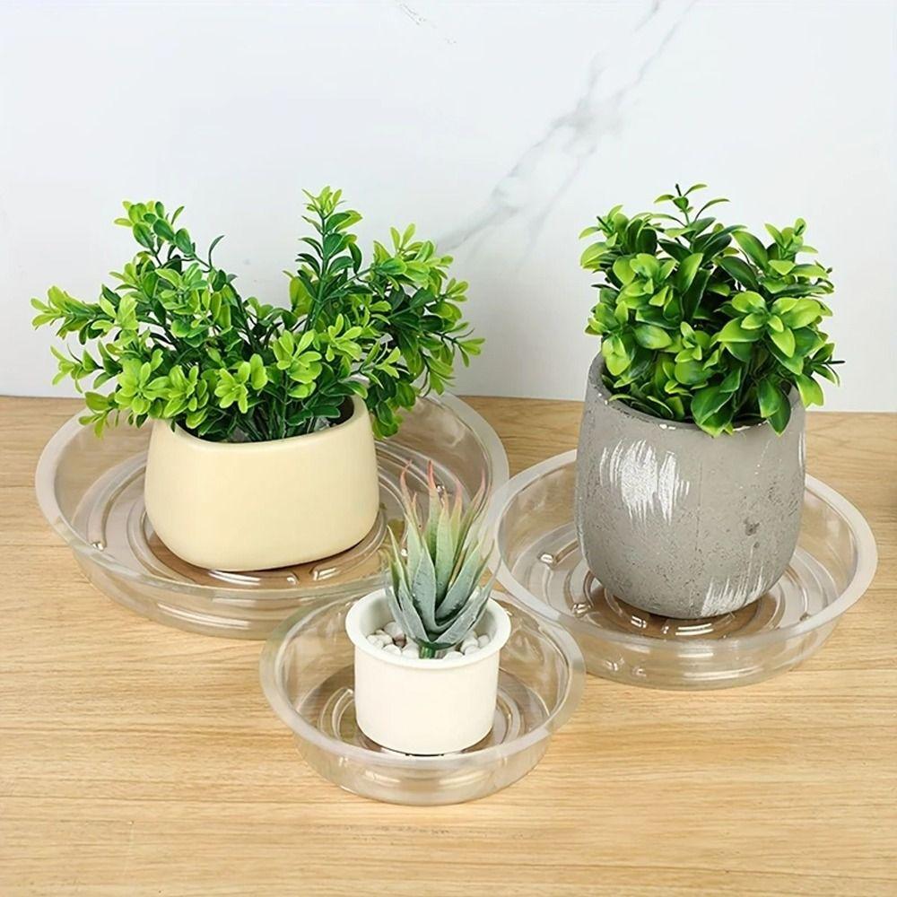5pcs Round Drip Trays 6/8/10/12 Inch Plant Base Plastic Flower Pot Tray Potted Plant