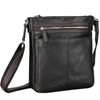 Messenger Genuine Shoulder Crossbody iPad Black [Bannus] Bag, Men's, Leather, Bag, Small, Lightweight, Bag, Business, 9.7 Storage,
