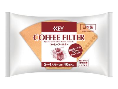 Фильтры для кофе на 2-4 персоны, неотбеленные, с вкладышем, 40 шт. x 10 пакетов