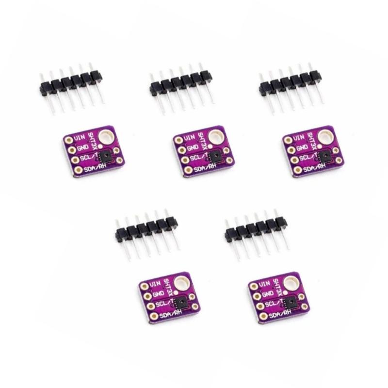 Миниатюрное устройство GY-SHT31-D с низким энергопотреблением для измерения температуры и влажности для точного сбора информации