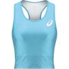 Casual Sports Sleeveless Vest Women Tops Blue 2012C713-401