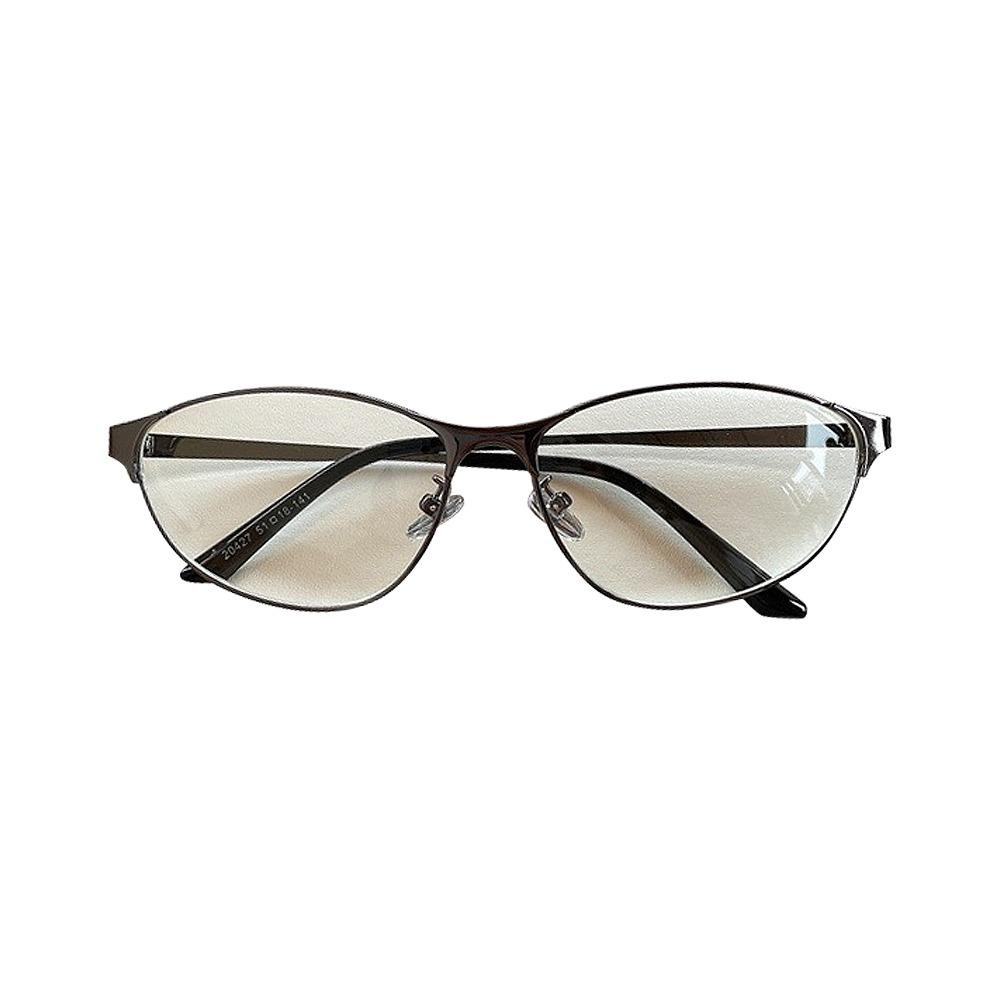 Concave Design Cat Eye Sunglasses UV400 Protection Steampunk Style Metal Frame Sunglasses Photography Glasses