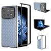 Чехол для Xiaomi Mix Fold 4 5G с плетеной текстурой, покрытие из ПУ-кожи, ПК, чехол для мобильного телефона
