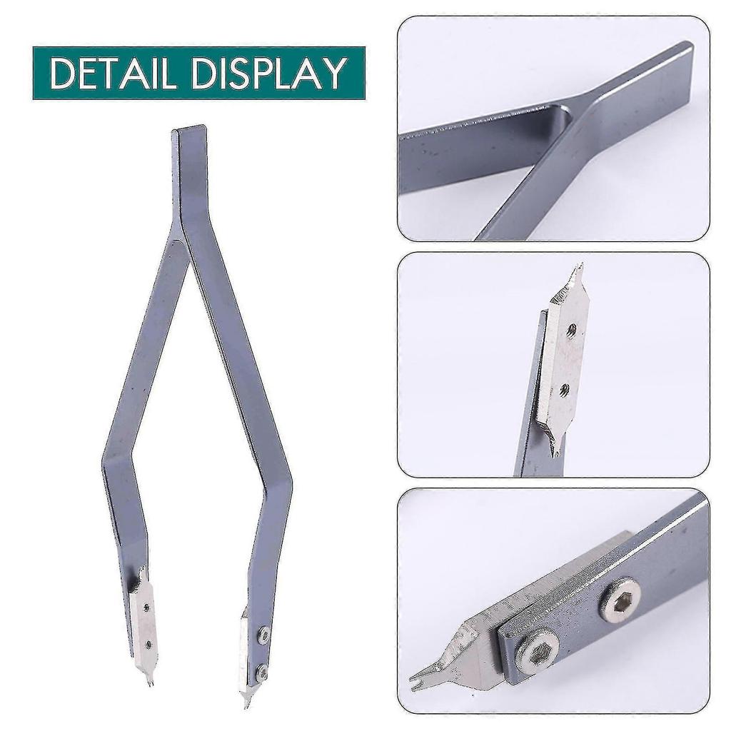 Stainless Steel 7825 V Type Watch Spring Bar Tweezers For Watch Repair