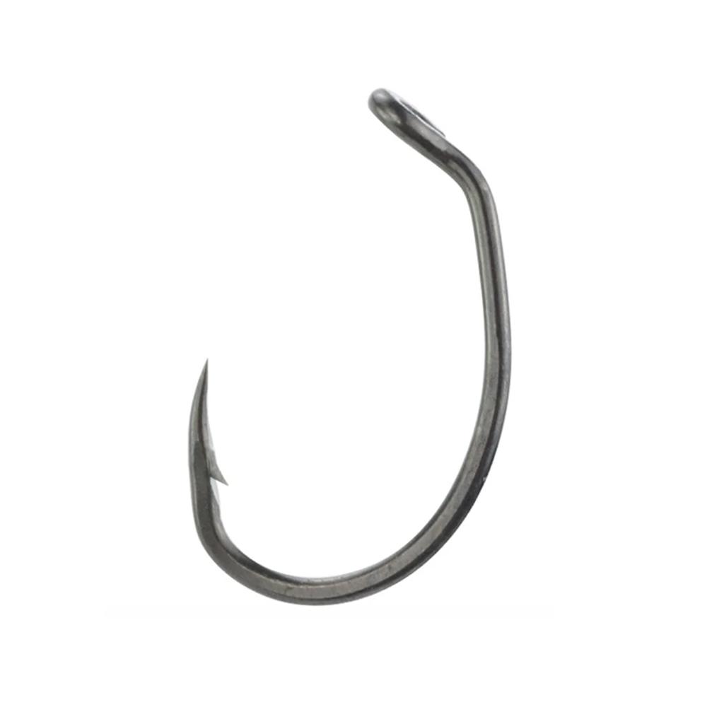 500 Pieces in Bulk PTFE Coated High Carbon Stainless Steel Barbed Fish Hook With Eye Fishing Accessories 8025