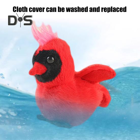 Электрическая игрушка-головоломка для кошек, перезаряжаемая, хлопающая утка, портативная, против укусов, интерактивная игрушка для кошек, бьющая крыльями утка, котенок, плюшевые игрушки