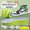Men's Sports Insoles for a Comfortable Fit with Soft, Breathable, Sweat-absorbing, and Deodorizing Properties.insoles Offer High Elasticity