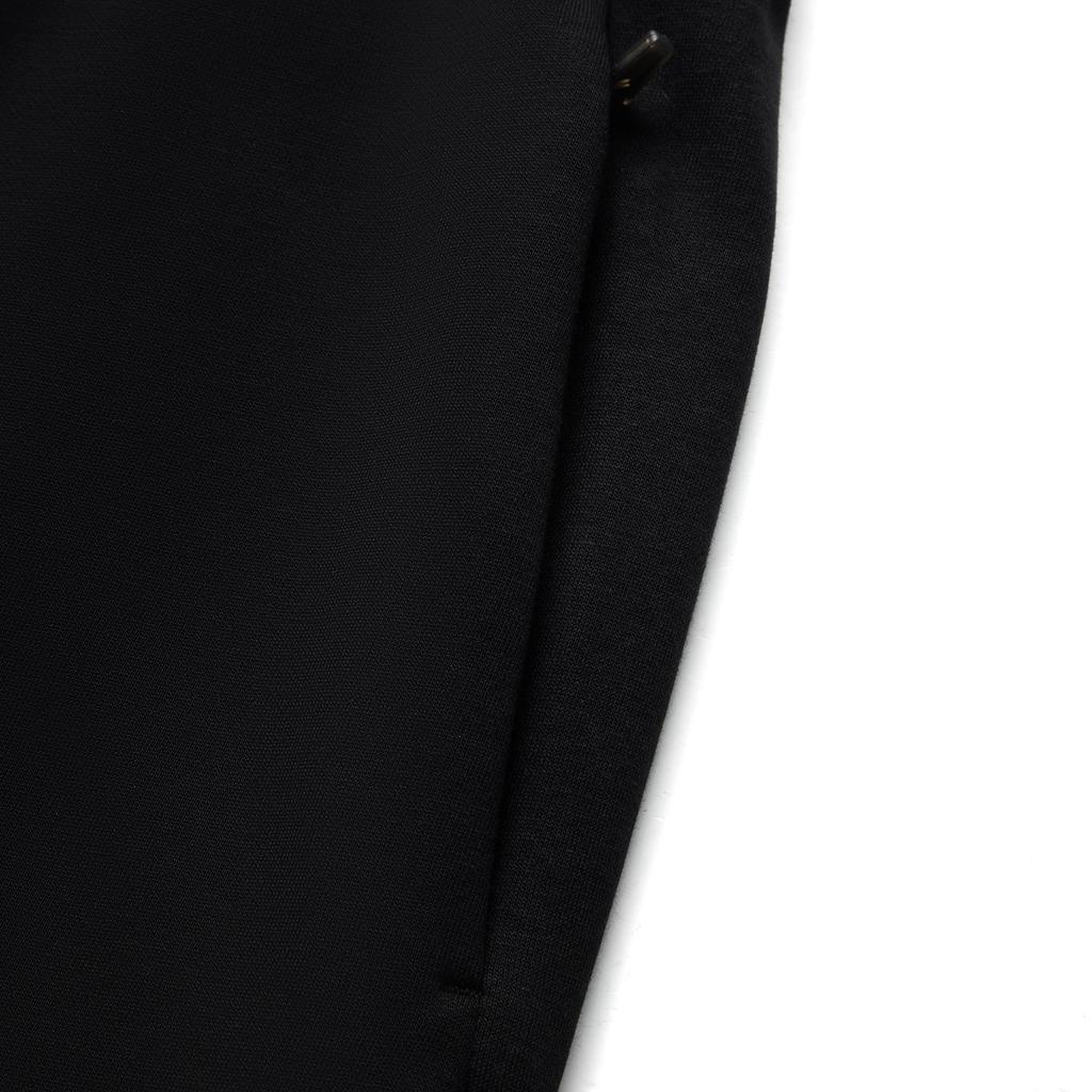 Li-Ning Glory Series Breathable Sports Fashion Versatile Brand Logo Letter Casual Shorts Men Shorts Black AKSV777-1