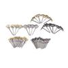 44 Pcs Wire Brush Set Brass Steel Wire Pen Cup T Shape Brush Set for Cleaning Polishing Deburring