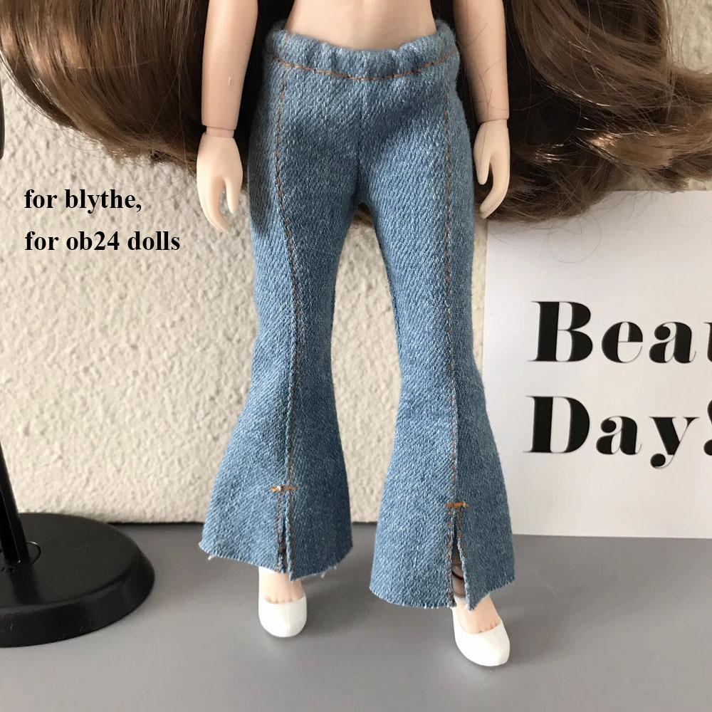 Подарок для девочки Игрушки Кукла Блайз Джинсы для кукол Azone/OB24/OB27 28-30 см для кукол Блайз 1/6
