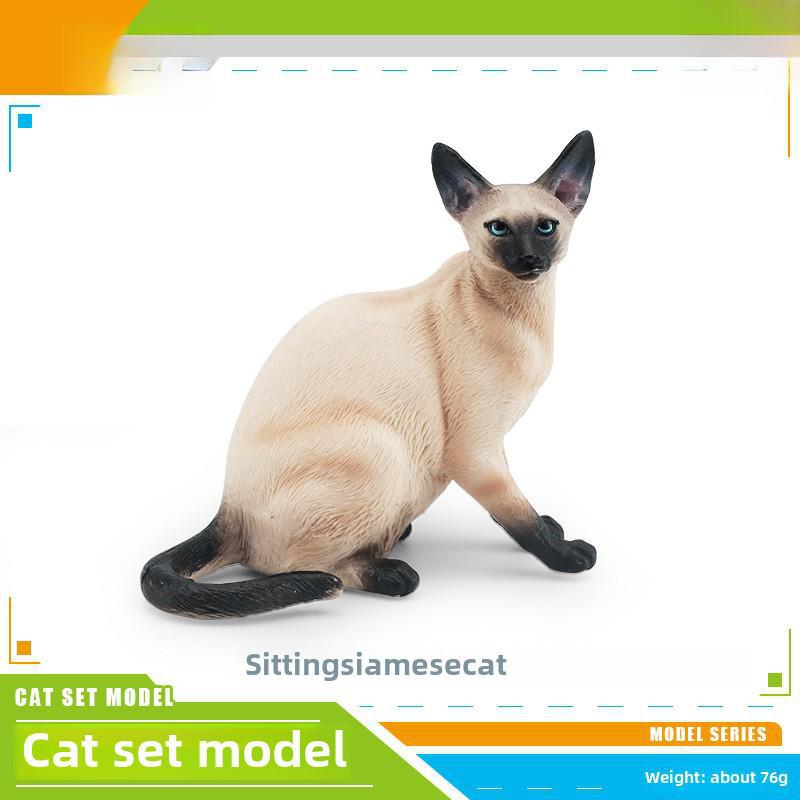 Детский набор игрушек «Черно-белый котенок» — китайские сельские украшения в виде кошечки