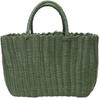 Murataya Vinyl P.P. Jumbo Basket Bag, Olive, Approx. 44 X 16 X 32cm (Approx. 48cm To Handle), 9681