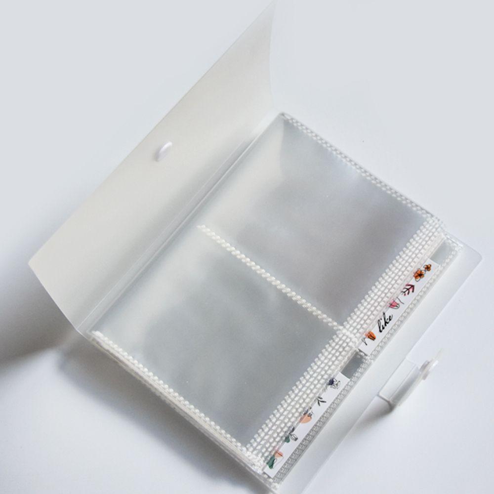 Контейнер для хранения наклеек для ногтей, чехол для наклеек для ногтей, прозрачный альбом для ногтей, маникюрный блокнот