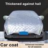 Car Cover Against Hail Windproof Car Hail Protector with Reflective Strips Thicken Hail