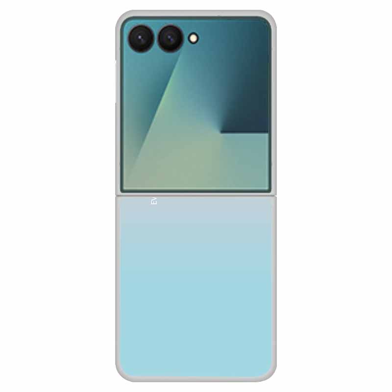 Чехол для SAMSUNG Z Flip 7 Чехлы Мраморный Прозрачный Жесткий ПК Задняя крышка телефона для Galaxy Z Flip7 5G Задняя крышка ZFlip7 Прозрачный корпус