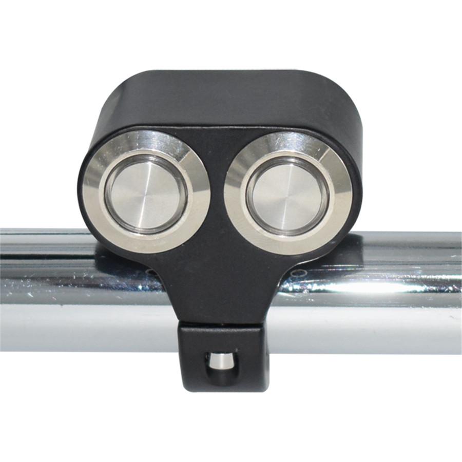 Универсальный 7/8" 22 мм Алюминиевый сплав Переключатель руля мотоцикла Фара Аварийка