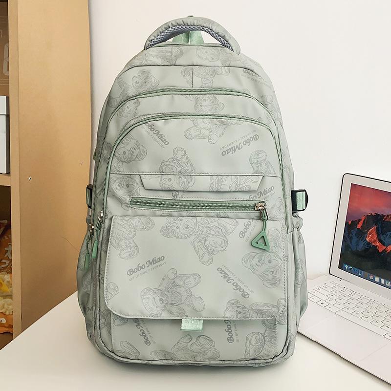 Girls Burgundy Large Capacity Middle School Junior Middle School Elementary School Backpack