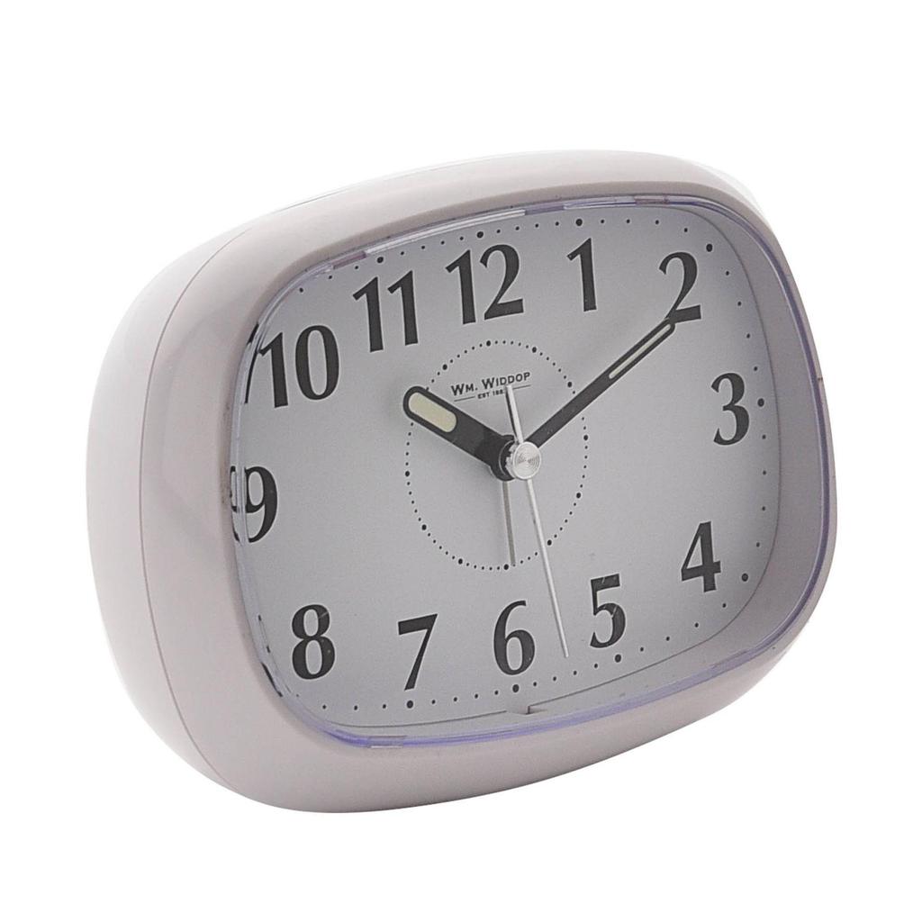 Hometime Alarm - Oval with Light & Snooze White *(60/100)*