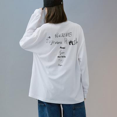 NewJeans X Хироси Фудзивара Коллекция Лонгслив версия 3