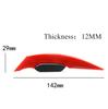 3Pair  Universal Motorcycle Side Red Winglets Wind Fin Spoiler Trim Cover Air Deflector