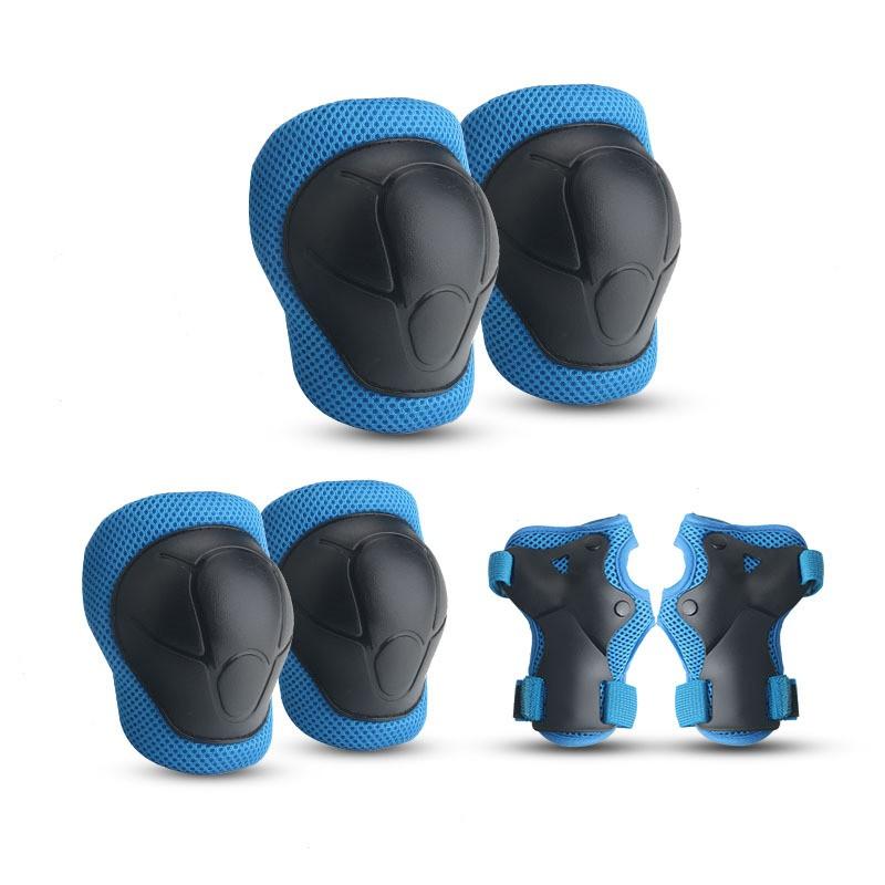 Kids Inline Skating Safety Gear Set Wrist Knee Elbow Pads Helmet Rollerblading Scooter Skateboard Bike