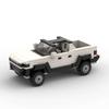 Совместимый с конструктором Hummer Ev Пикап Маленькие Детали Сборка Автомобиля Классический Креативный Украшение Настольная Модель