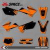 SPACE MOTO   Графические фоновые наклейки Наклейки Мотоцикл Для KTM 03-12SX85
