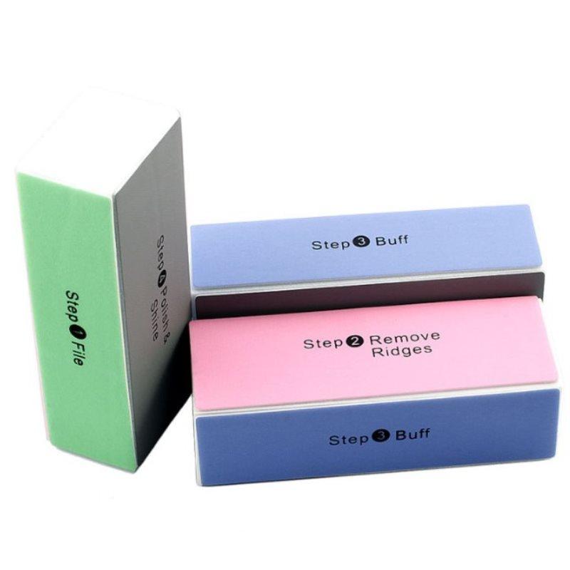 1 шт. Баф для полировки и шлифовки ногтей 4-сторонний блок-пилка для полировки и шлифовки