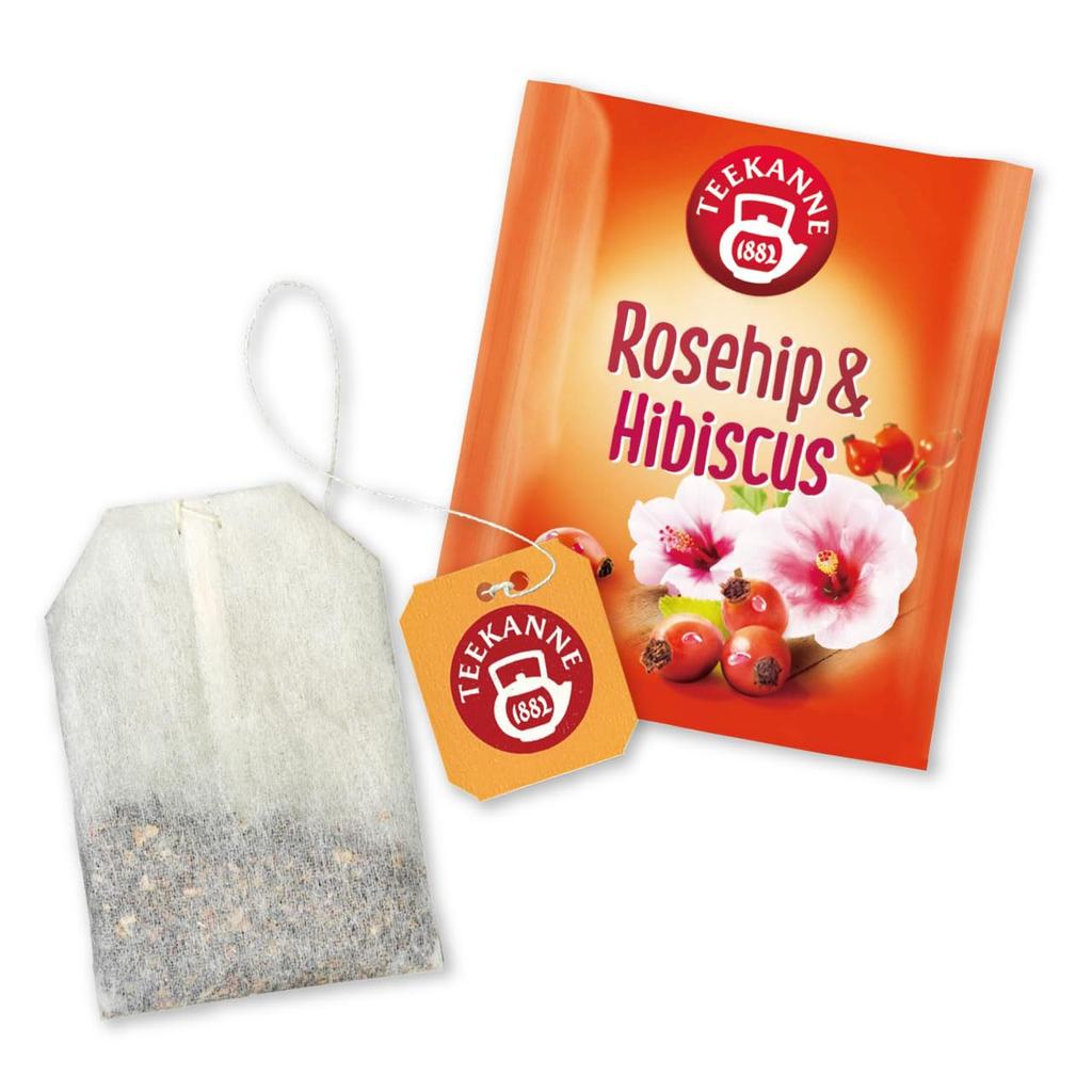 Japan Green Tea Center Pompadour Rosehip Hibiscus 10 Bags X 4 Packs &