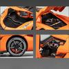 1/24 Lamborghini Koenigsegg JeskoToy Cars Модель литой коллекционной машины со звуком и светом
