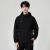 Li-Ning Однотонный логотип Свободный крой Ветровка Водонепроницаемая Спортивная повседневная Толстовка Мужская верхняя одежда AFDVJ43-2