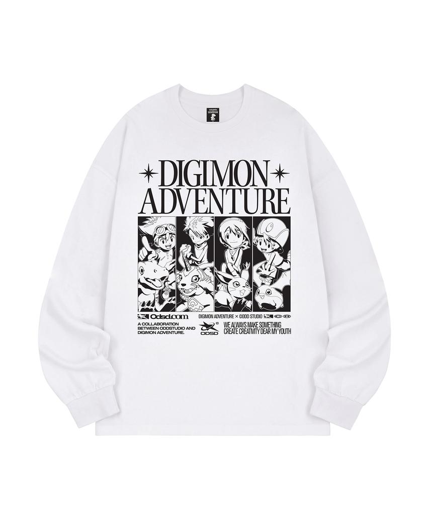 ODDSTUDIO [Digimon Adventure] Children & Partner Digimon Long Sleeve - 2 Colors