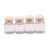 1:12 Scale Dollhouse Mini Glass Jars Candy Pretend Play Openable Model Small Seasoning