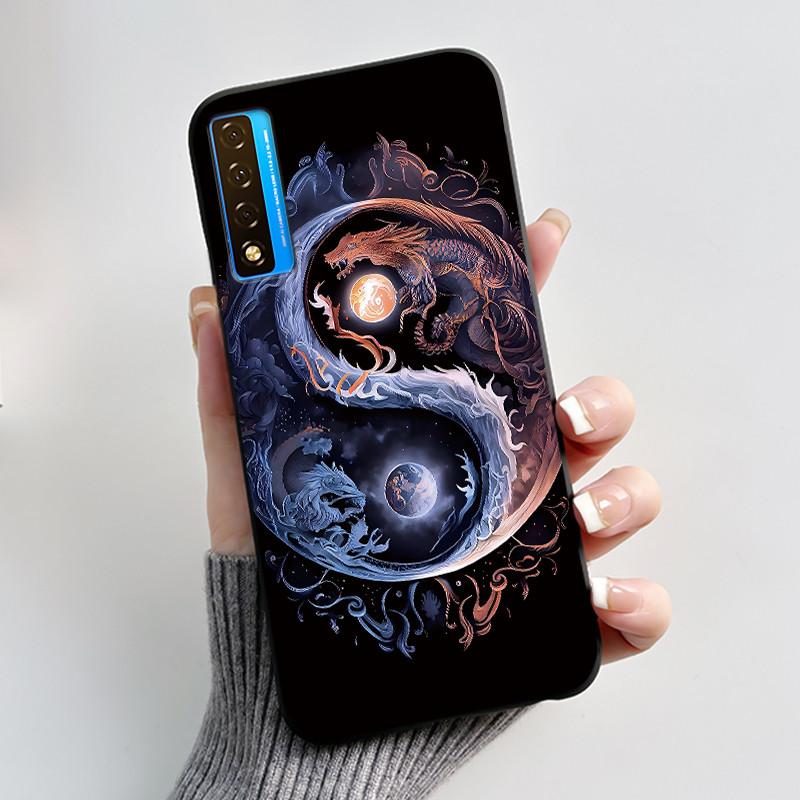 Чехол для TCL 20S 20L 20L+ 20 Pro 5G Роскошный Милый Кролик Любовь Забавный Черный Мягкий Силиконовый Чехол для Телефона для TCL20 20Pro 5G Задняя Крышка