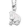 Moomin Diamond Petite Necklace 925 Silver Official Goods Character Pendant [Shinjuku Ginnokura] Women's